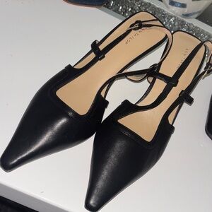 Taylor Black Pointed Toe Heels